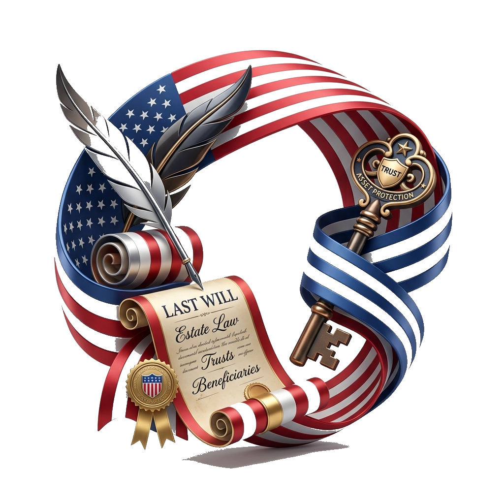 Estate Law US Flag Hero Graphic